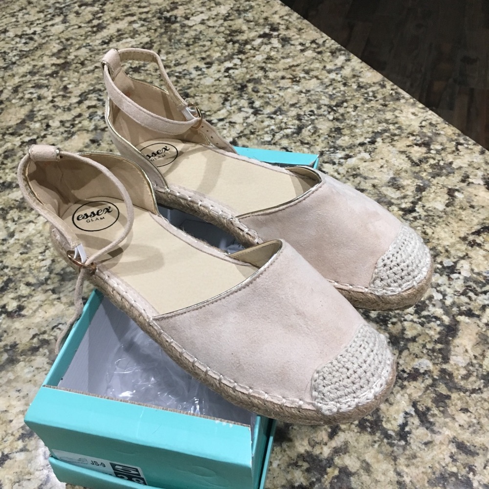 Essex glam espadrille size 8